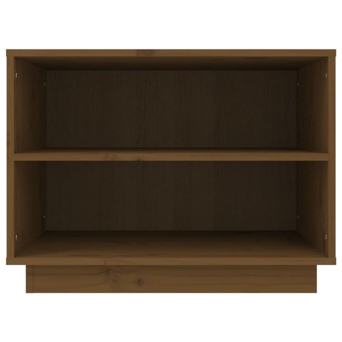 VIDAXL Armoire a chaussures Marron miel 60x34x45 cm Bois de pin massif