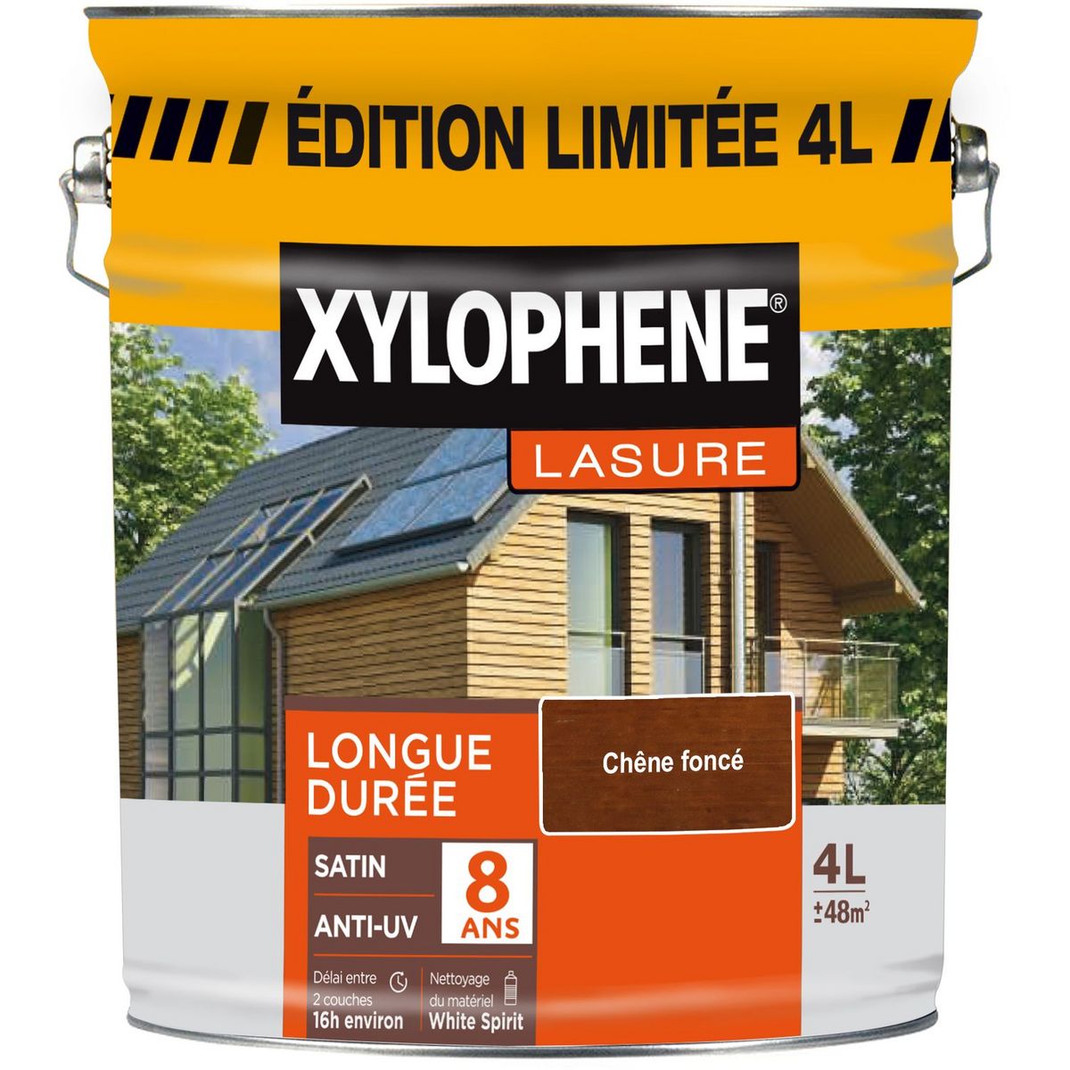 XYLOPHENE PPG LASUR LONG DUREE 8 ANS 4L CHENE FONCE