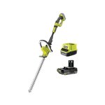Ryobi Pack RYOBI Taille-haies OHT1850X - 18V One+ - Bras articulé - 1 Batterie 2.0Ah - 1 Chargeur rapide