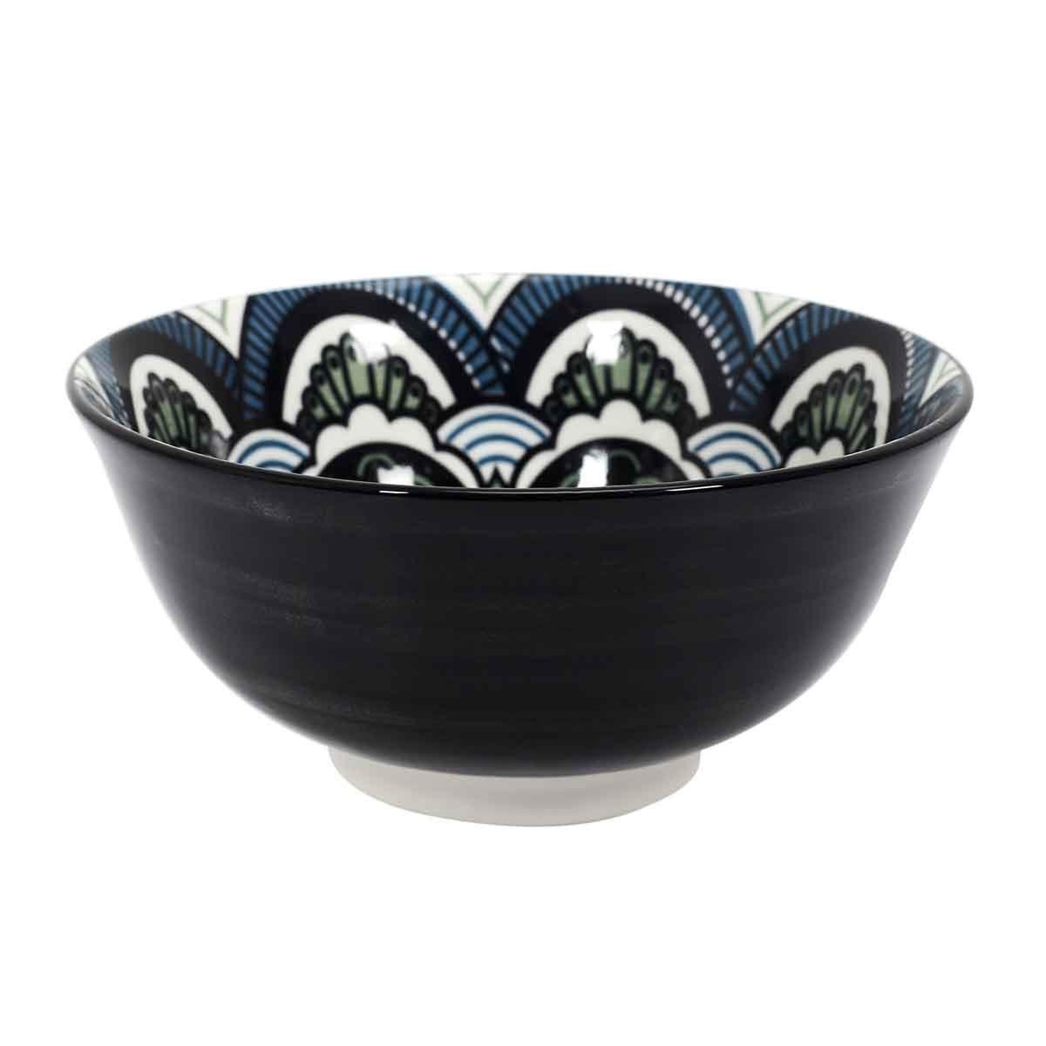 The Home Deco Factory Coupelle en céramique  mandala  57cl bleu