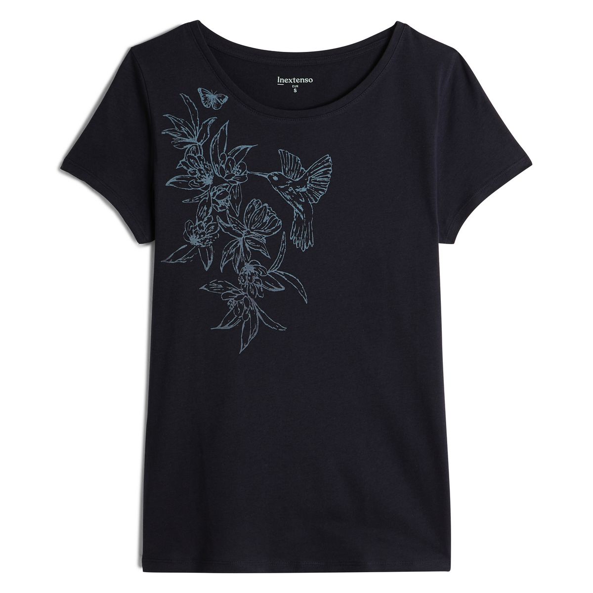 INEXTENSO T-shirt marine femme