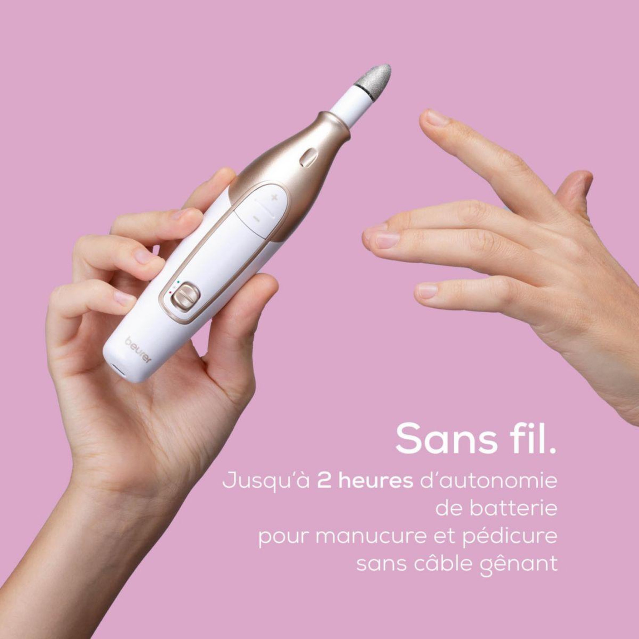 Voir la diapositive 2 : Beurer Kit manucure manicure / pedicure mp 64