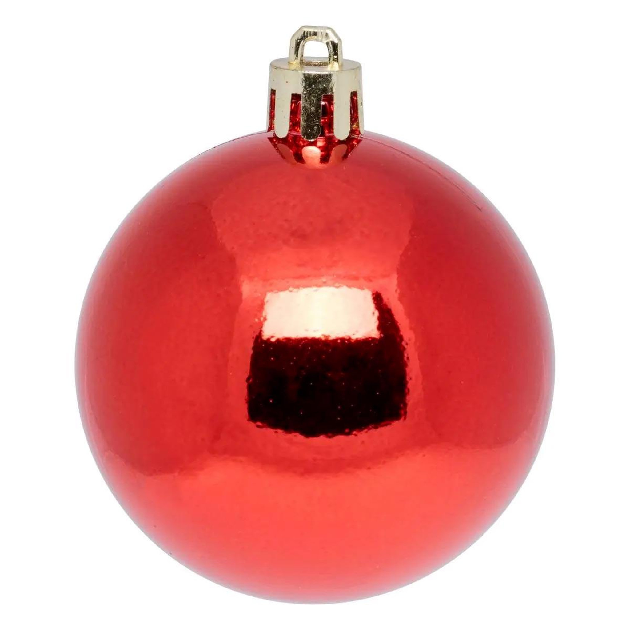 Voir la diapositive 3 : ATMOSPHERA Lot de 25 boules de noël  jokli  6cm rouge
