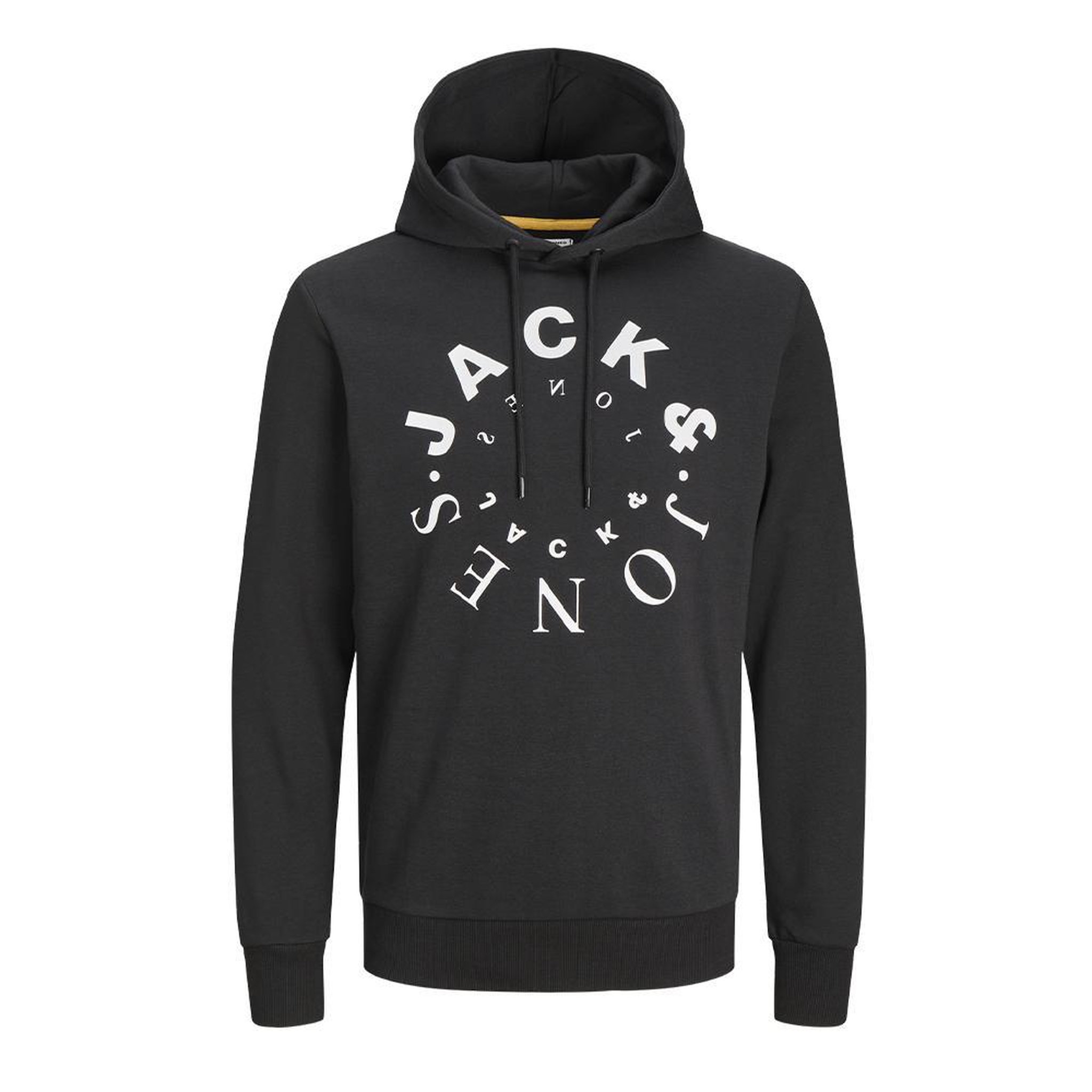 Jack & Jones Sweat à Capuche Noir Homme Jack & Jones Warrior. Coloris disponibles : Noir