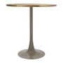 Voir la diapositive 1 : Paris Prix Table d'Appoint Design  Tami  51cm Ivoire & Taupe