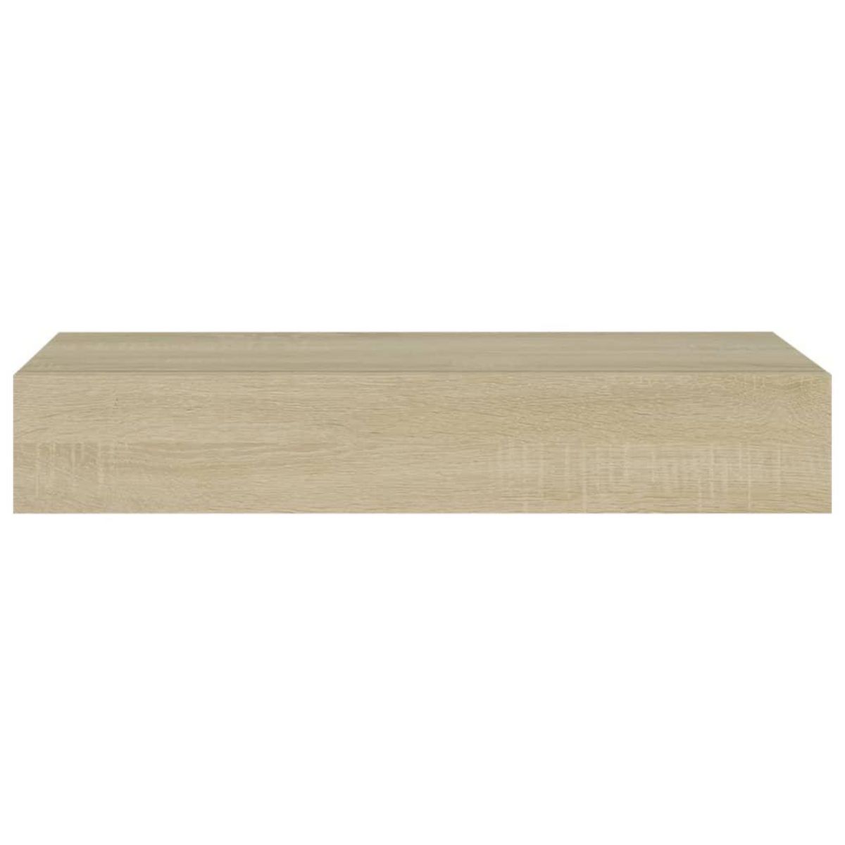 VIDAXL Etagere a tiroir murale chene 60x23,5x10 cm MDF