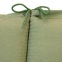 Voir la diapositive 4 : MADISON Madison Coussin de chaise a dossier haut Panama 123x50 cm Vert sauge