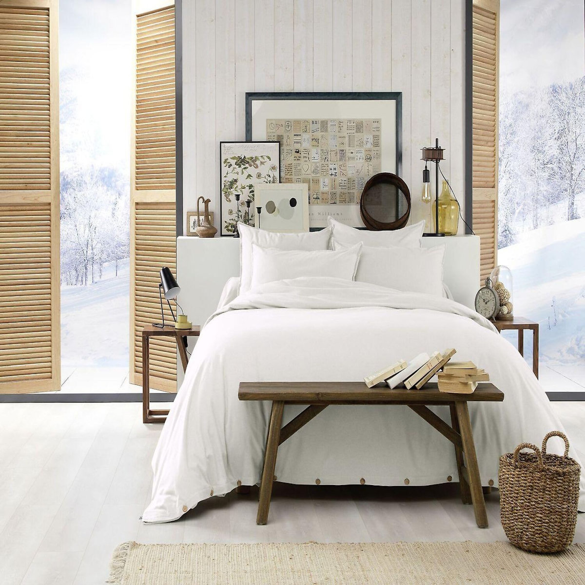 Home collection Housse de couette 100%flanelle