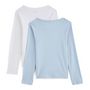Voir la diapositive 2 : IN EXTENSO Lot de 2 t-shirts manches longues garçon