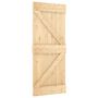 Voir la diapositive 2 : VIDAXL Porte NARVIK 85x210 cm bois massif de pin