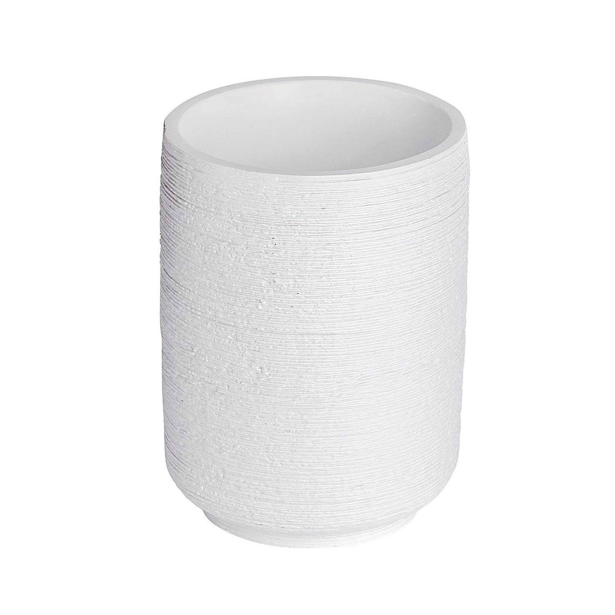 Voir la diapositive 1 : Wenko Gobelet de salle de bain design naturel en relief goa