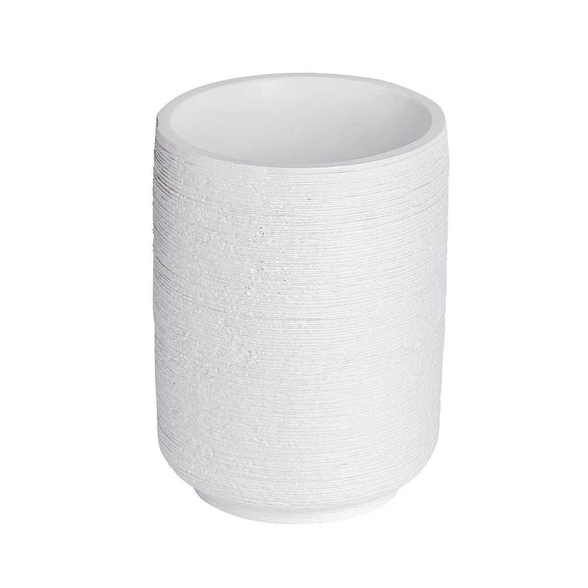 Wenko Gobelet de salle de bain design naturel en relief Goa