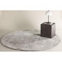 Voir la diapositive 4 : Paris Prix Tapis Rond Uni  Blanca  200cm Gris Clair