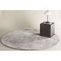 Voir la diapositive 4 : Paris Prix Tapis Rond Uni  Blanca  200cm Gris Clair