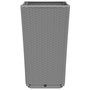 Voir la diapositive 5 : VIDAXL Jardinieres 2 pcs gris clair 32,5x32,5x57 cm polypropylene