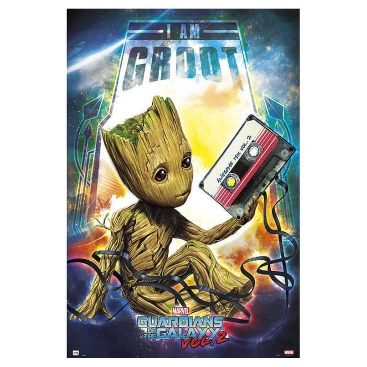 Poster Groot Les Gardiens de la Galaxie Vol 2