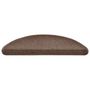 Voir la diapositive 3 : VIDAXL Tapis d'escalier 30 pcs marron cafe 56x17x3 cm