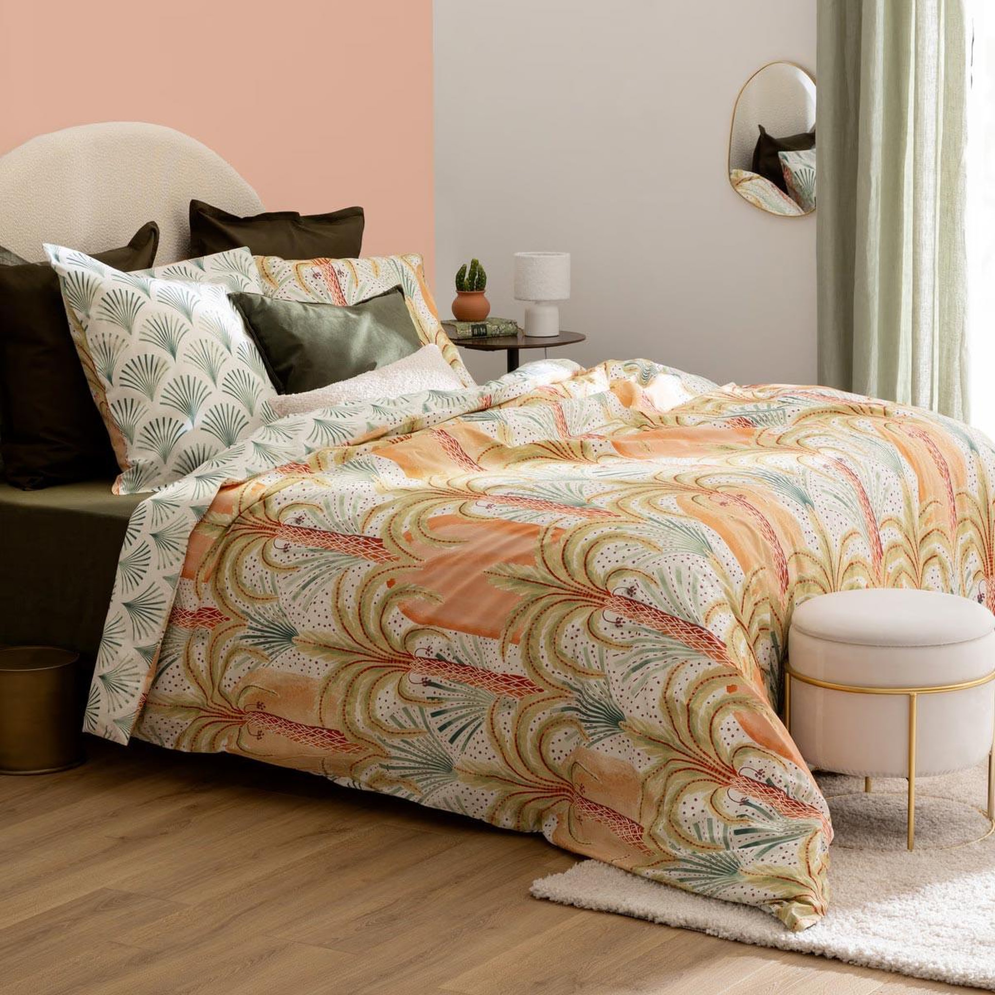 ATMOSPHERA Parure de lit 3 pièces  janice  240x220cm multicolore