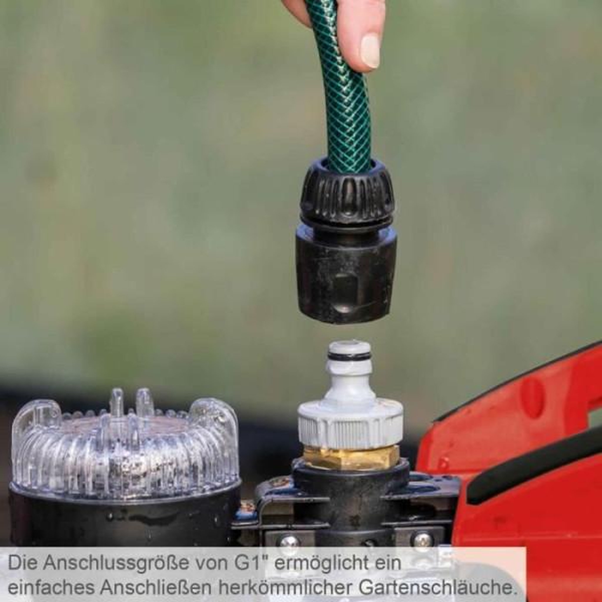 Voir la diapositive 3 : SCHEPPACH Pompe de jardin - scheppach - gp1400jet - 6000 l/h - profondeur max 8m - 4,8 bar