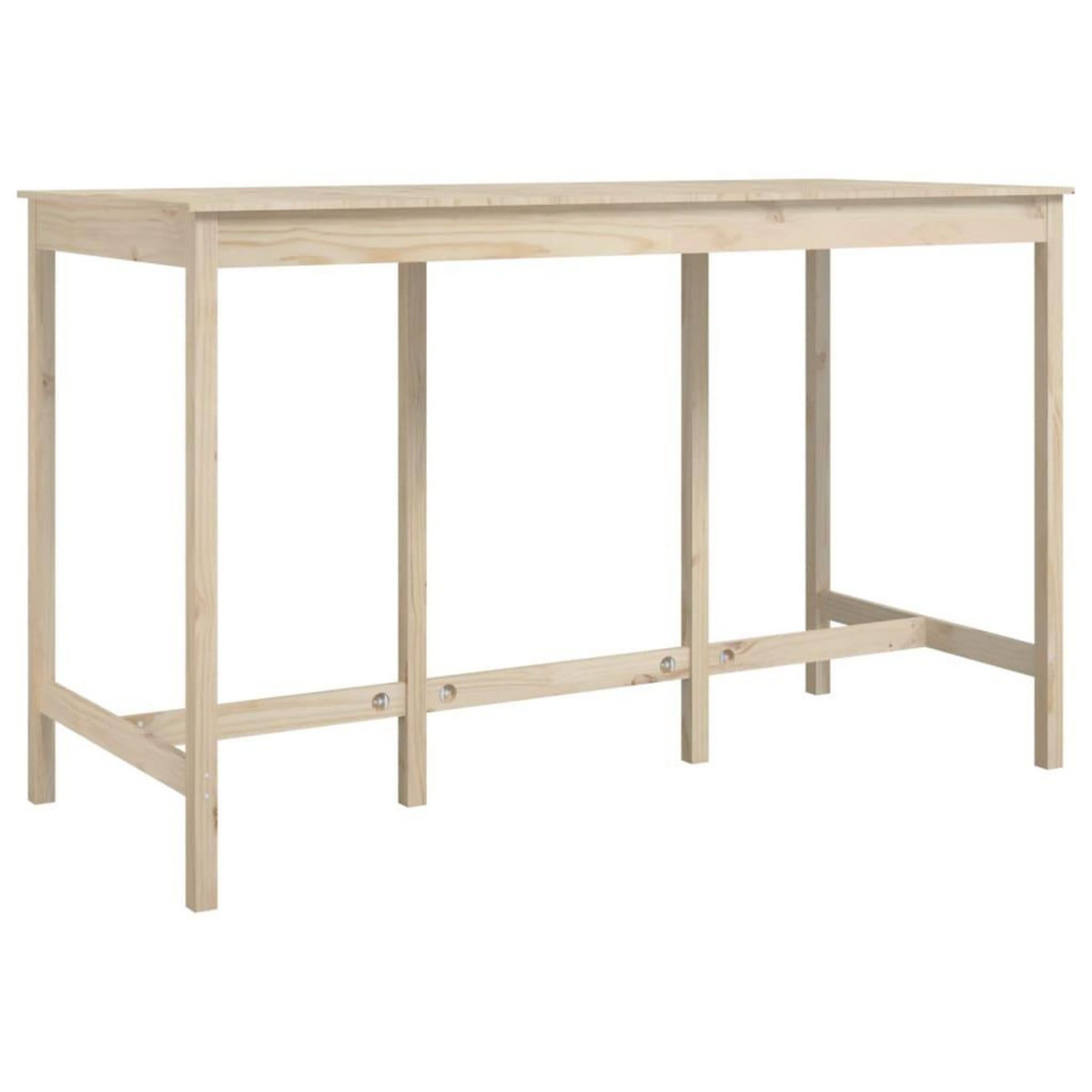 VIDAXL Table de bar 180x80x110 cm Bois massif de pin