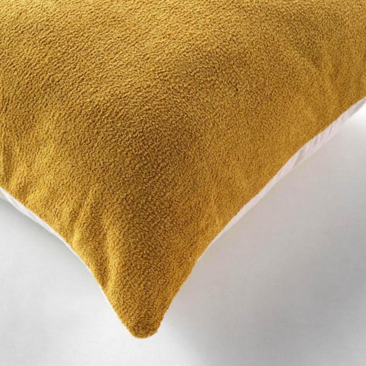 Paris Prix Coussin Déco Bouclette  Tessa  45x45cm Jaune