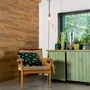 Voir la diapositive 2 : WallArt WallArt Planches d'aspect de bois Chene de recuperation Marron rouille