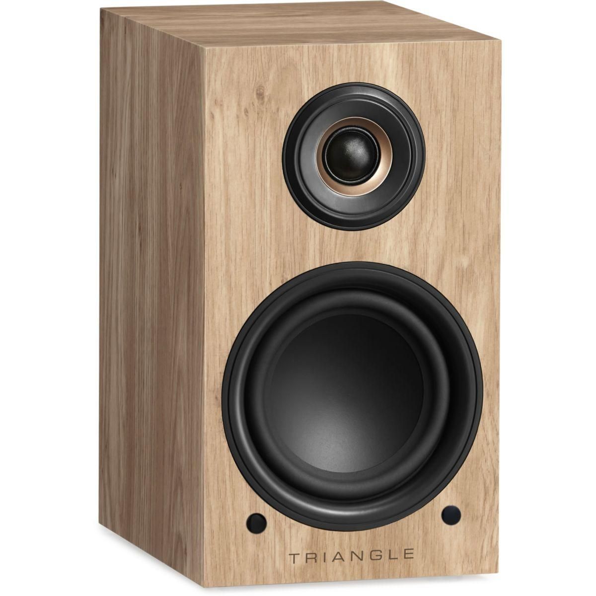 Triangle Enceinte bibliothèque active LN01A ELARA Chene Clair