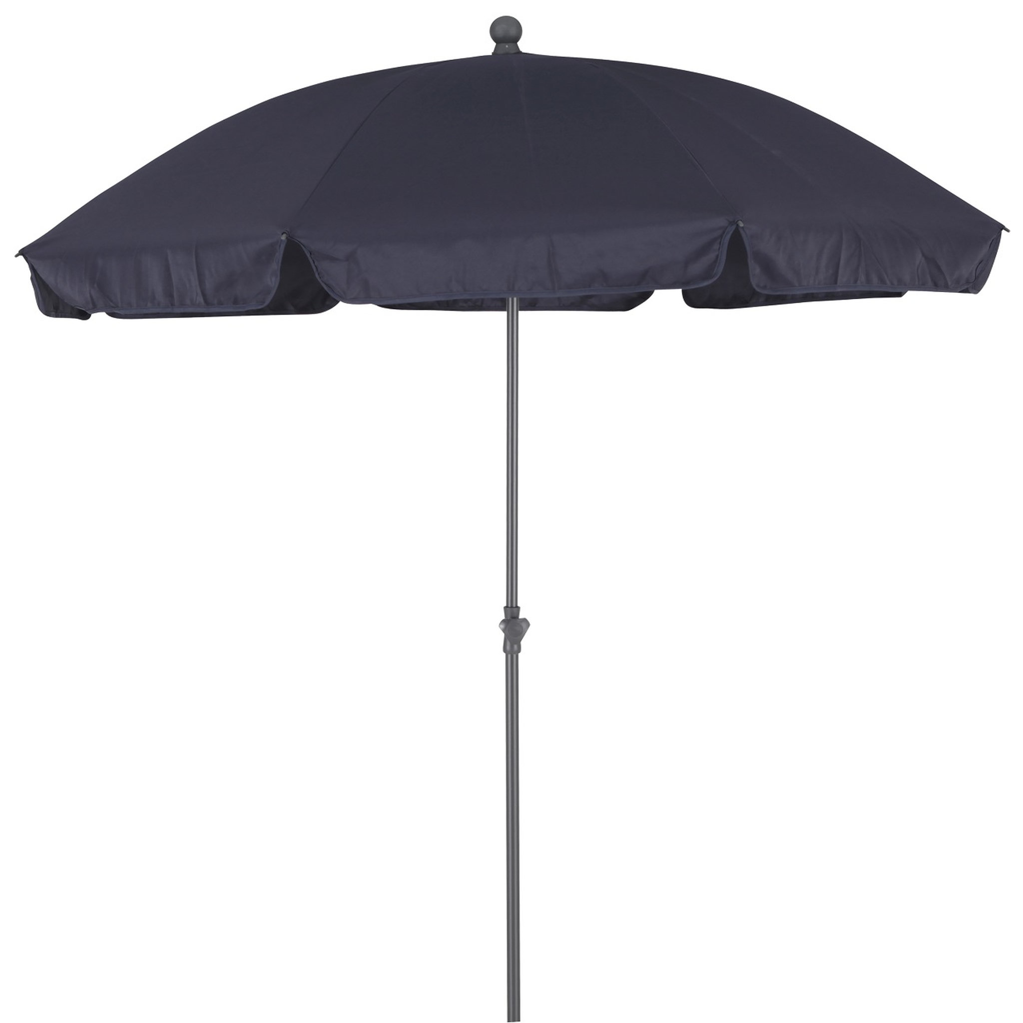 Voir la diapositive 2 : FAVEX Parasol droit diam 2m bleu foncé ELENA 