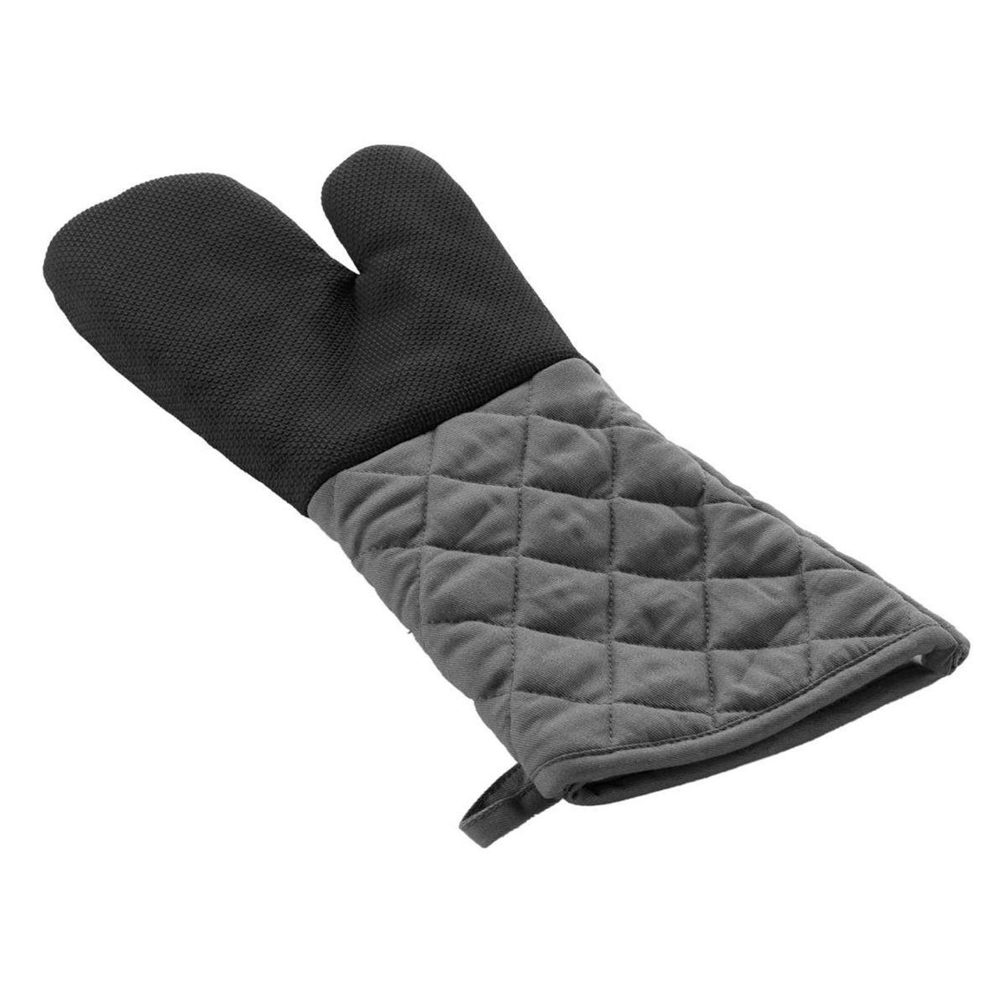 Voir la diapositive 1 : Douceur d'Intérieur Gant de cuisine long  cuistot  40cm anthracite