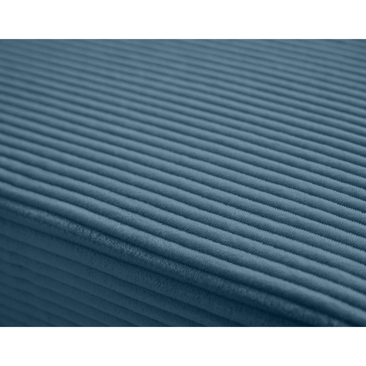 LISA DESIGN Vermont - canapé panoramique d'angle droit - 7 places - en velours côtelé