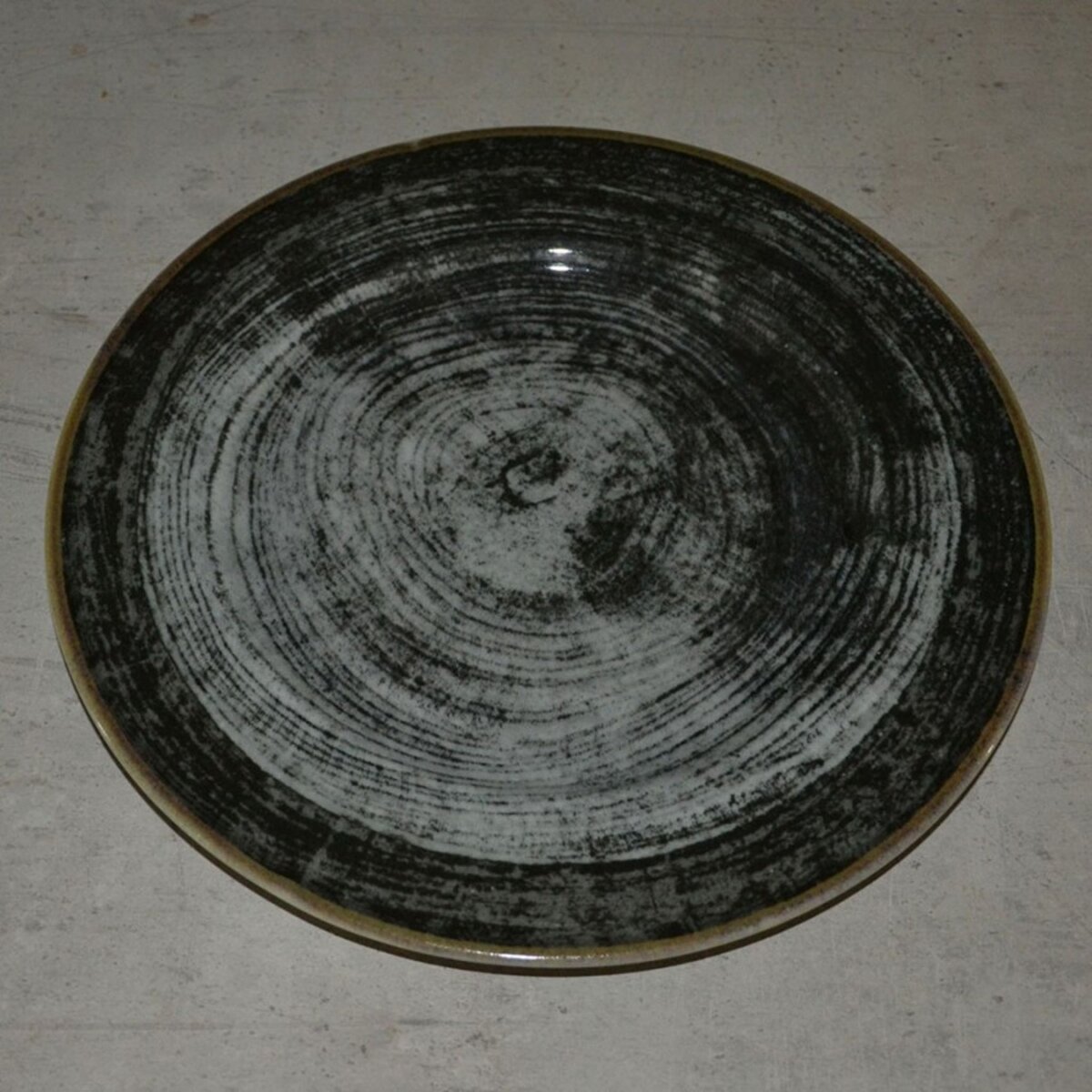 YODECO Assiettes plates Black Round x 6 - D 26 cm