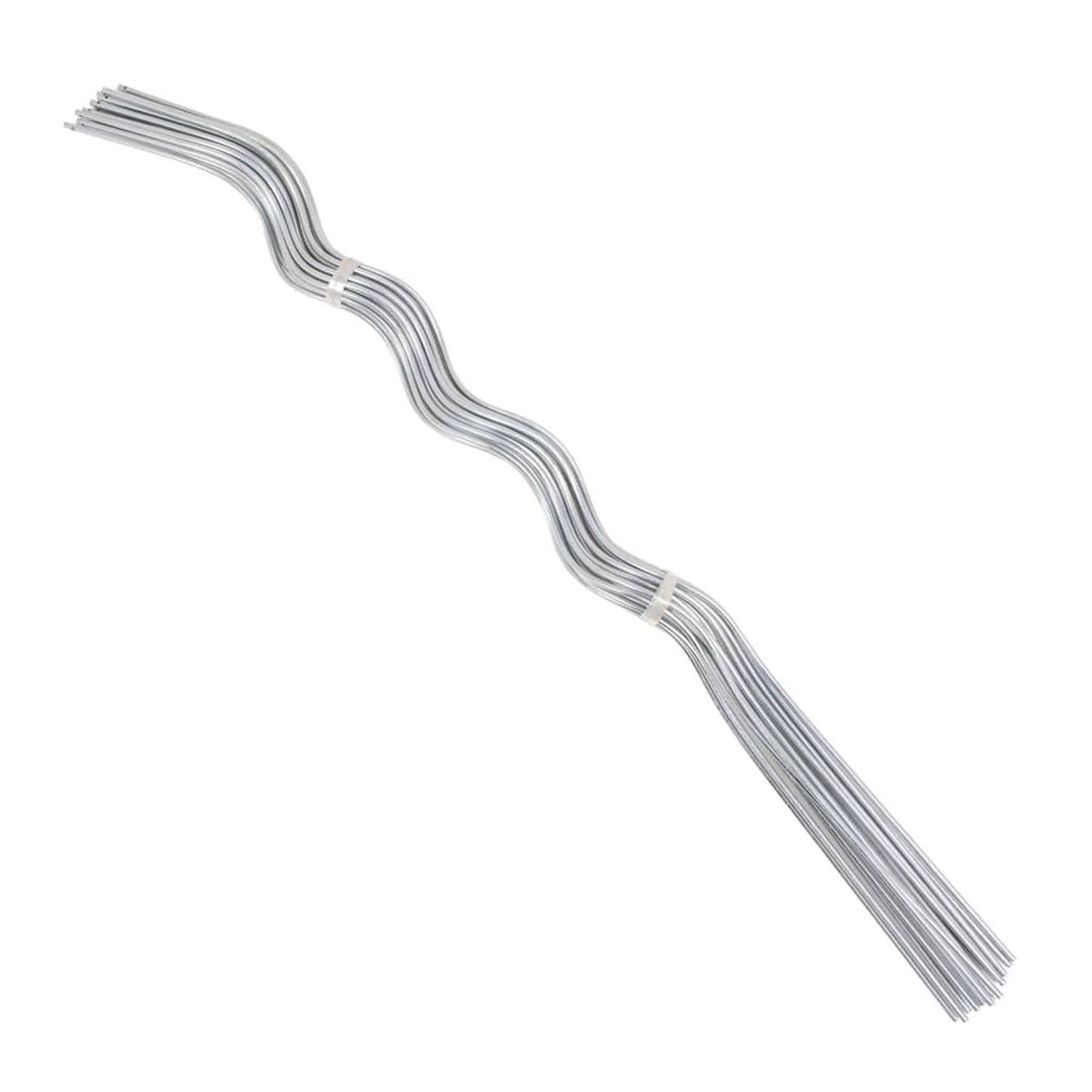 Voir la diapositive 1 : VIDAXL Supports de plantes en spirale 20 pcs Acier galvanise 110 cm