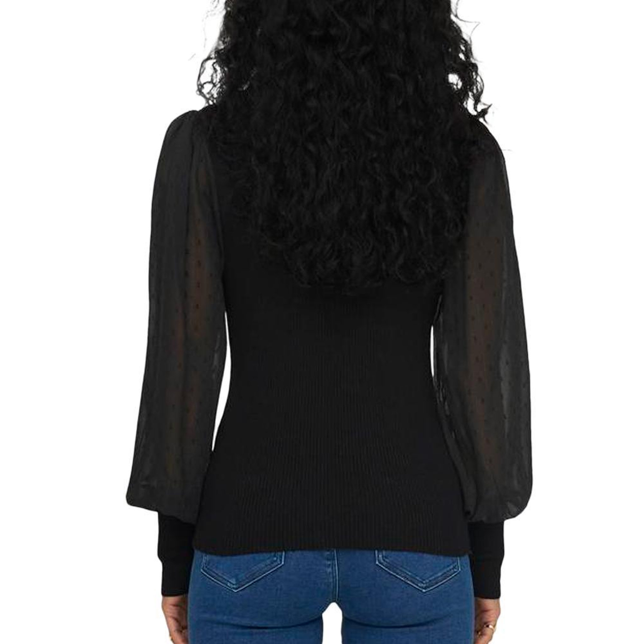 Voir la diapositive 2 : Only T Shirt Manches Longues  Femme Only Jasmine