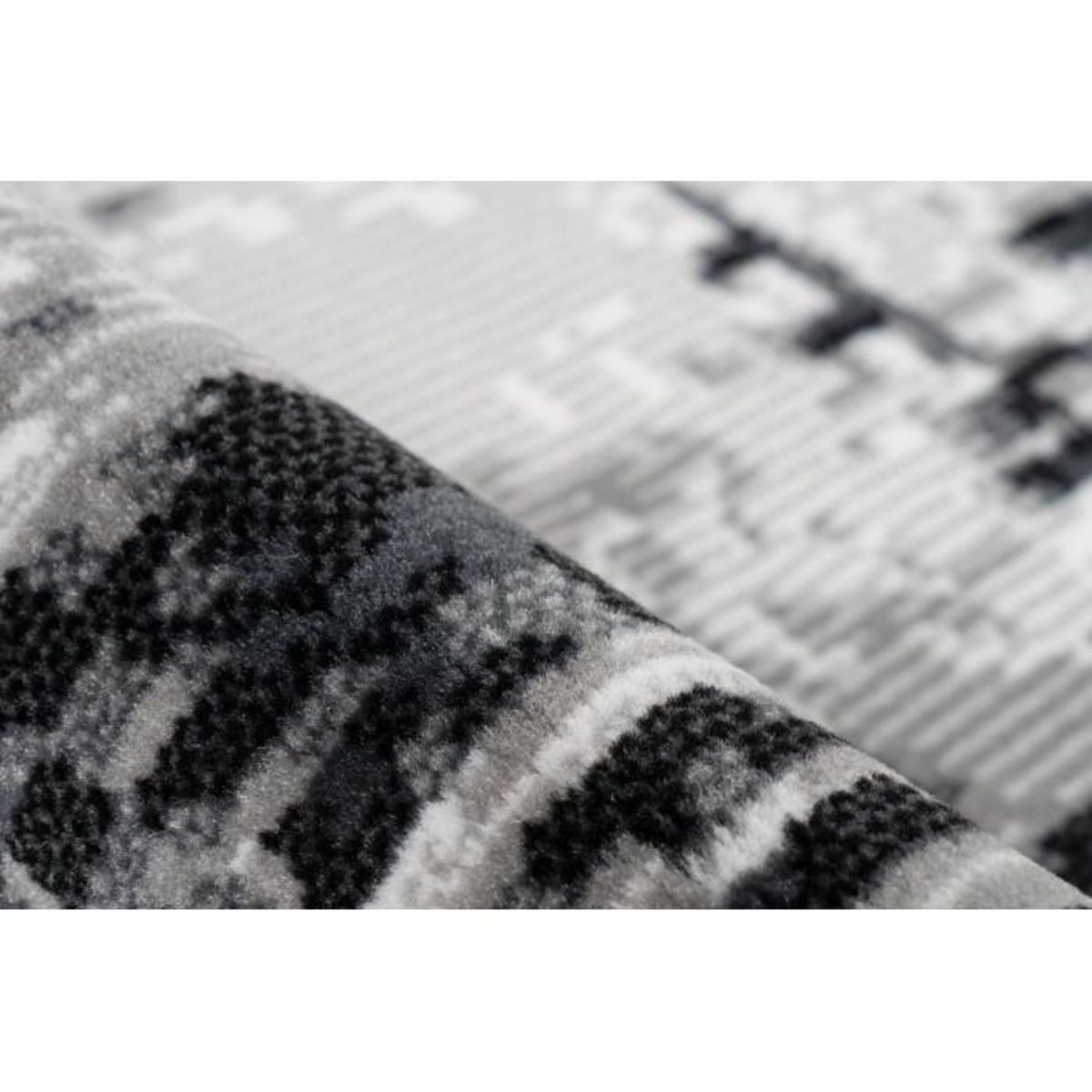 Paris Prix Tapis Vintage à Poils Courts  Esperanto III  Gris