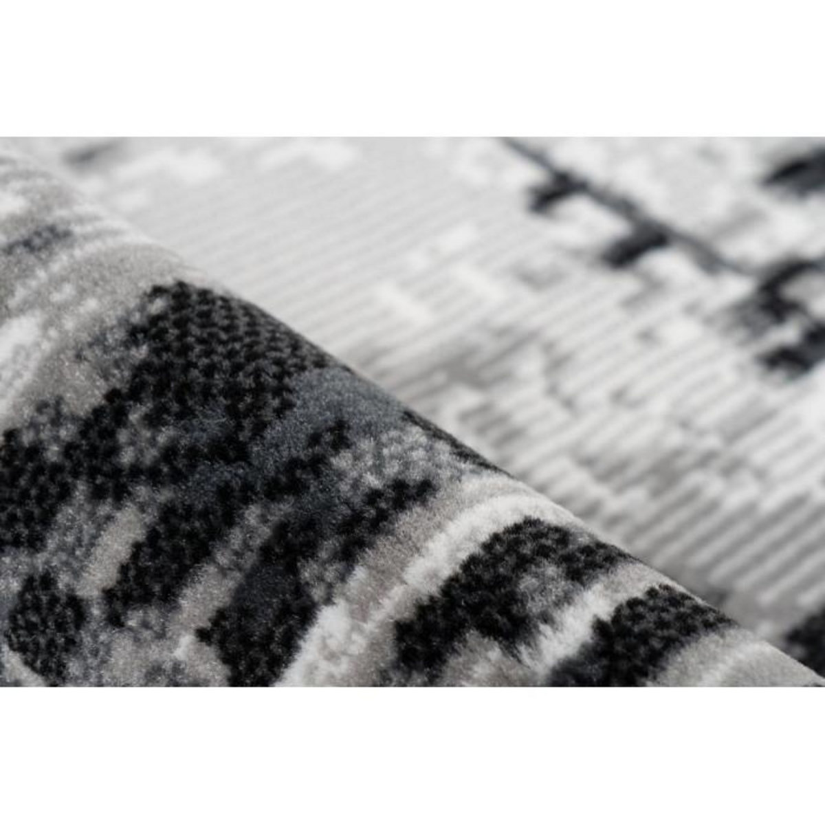 Paris Prix Tapis Vintage à Poils Courts  Esperanto III  Gris