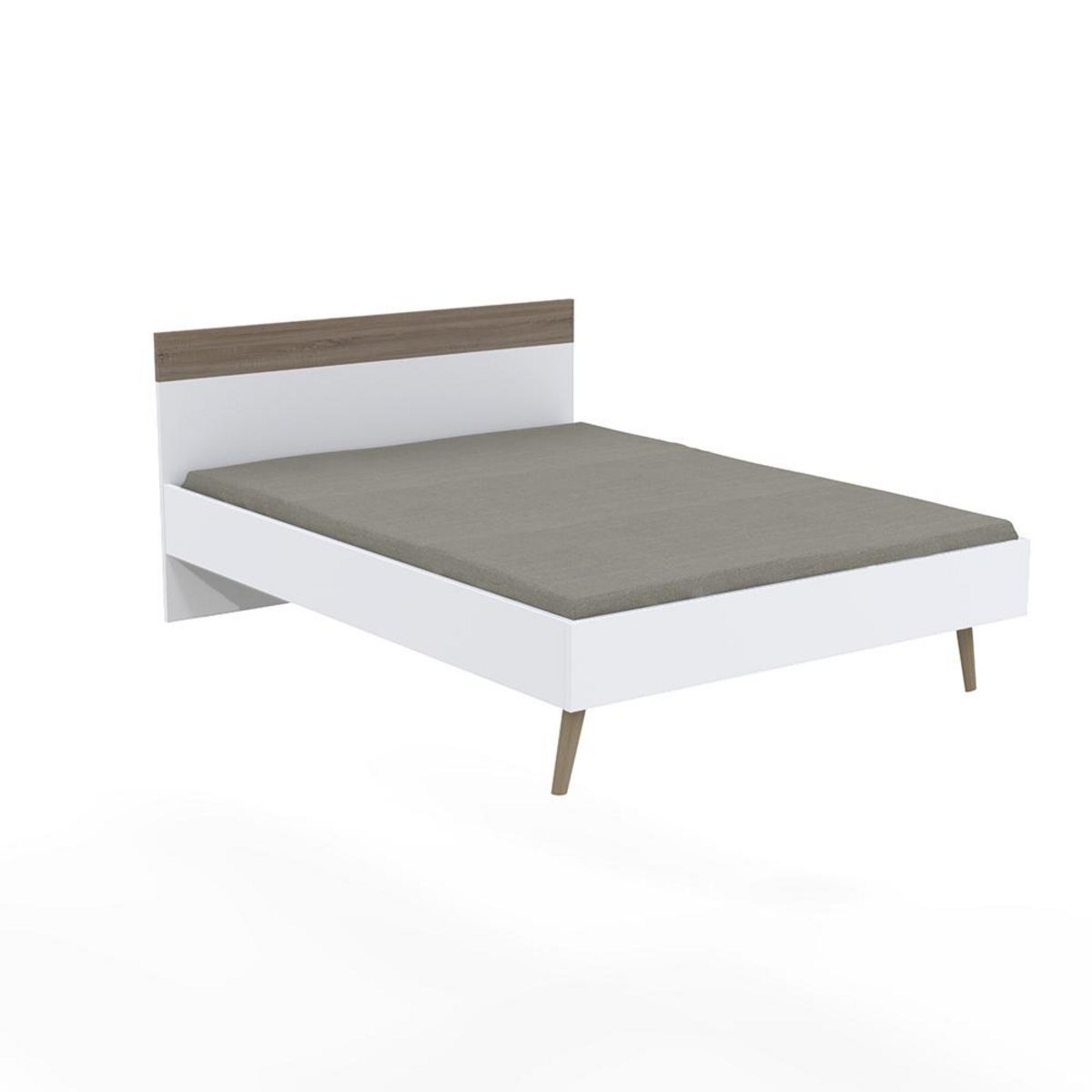 Lit 140x190cm esprit scandinave RAGNAR