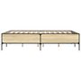 Voir la diapositive 5 : VIDAXL Cadre de lit sans matelas chene sonoma 135x190 cm