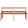 Voir la diapositive 4 : VIDAXL Table de pique-nique 160x134x75 cm bois massif de douglas