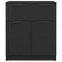 Voir la diapositive 5 : VIDAXL Buffet noir 60x30x70 cm bois d'ingenierie
