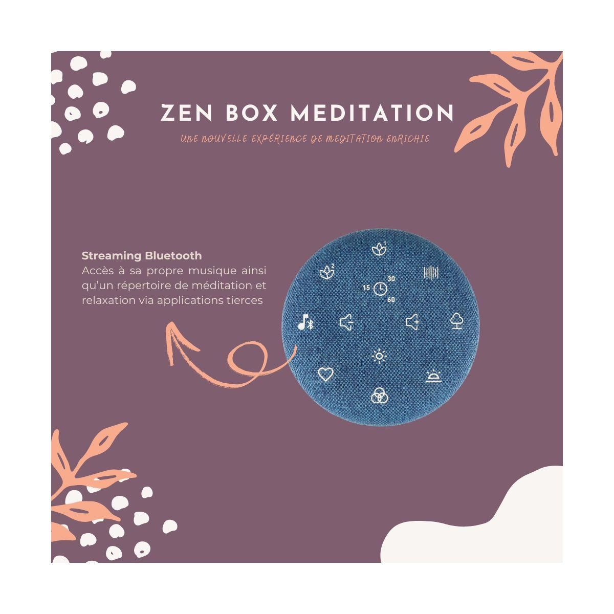 Terraillon Générateur de bruits blancs Zen Box Meditation