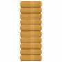 Voir la diapositive 1 : VIDAXL Serviettes de visage 10 pcs doré 30x30 cm 360 g m² 100% coton