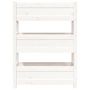 Voir la diapositive 5 : VIDAXL Jardiniere Blanc 77x25x104,5 cm Bois massif de pin