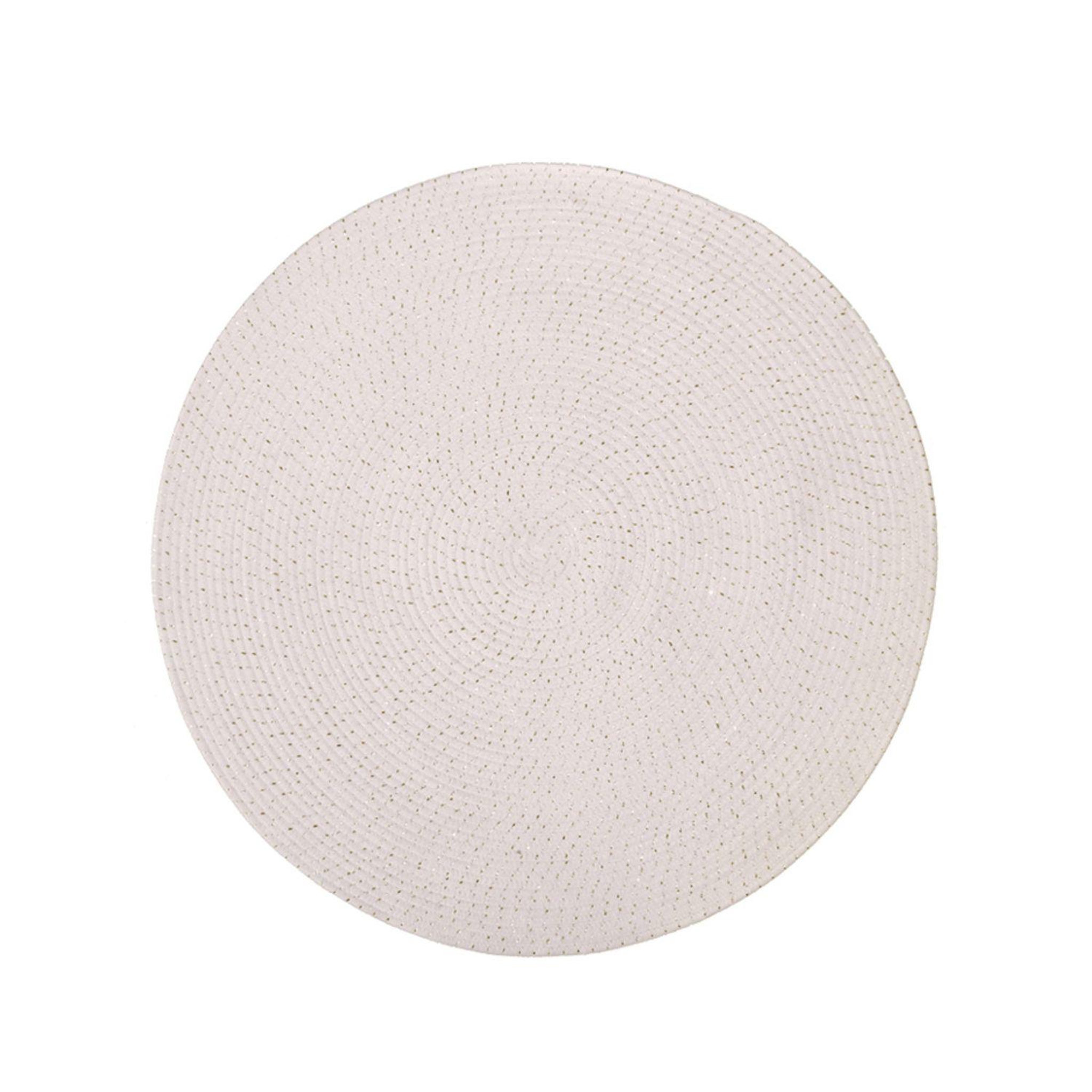 DIVERS Tapis rond effet corde enfant Judy. Coloris disponibles : Rose, Gris