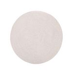 DIVERS Tapis rond effet corde enfant Judy. Coloris disponibles : Gris, Rose