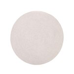 DIVERS Tapis rond effet corde enfant Judy. Coloris disponibles : Gris, Rose