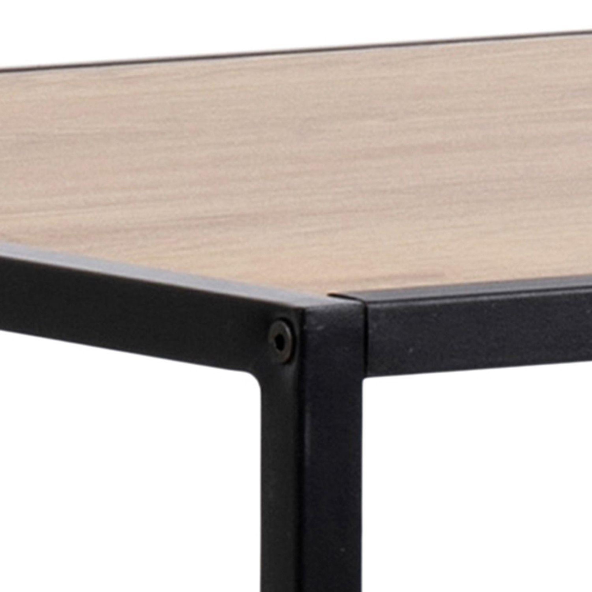 Voir la diapositive 3 : TOILINUX Table de bar haute Sireine en MDF et métal