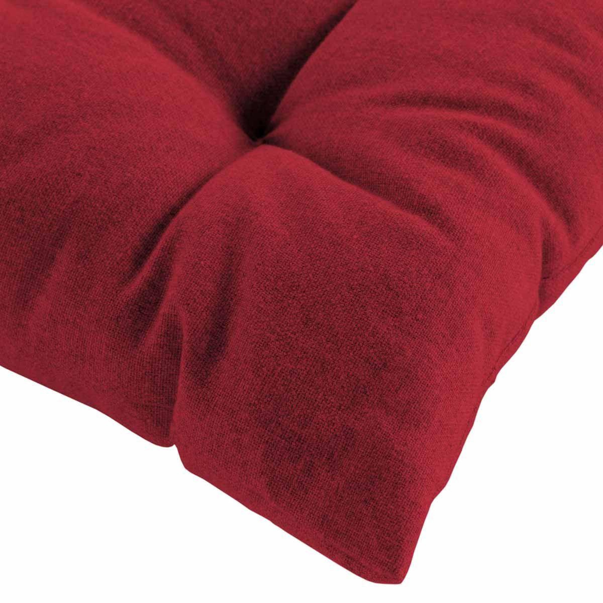 Voir la diapositive 3 : Douceur d'Intérieur Coussin de chaise  mistral  40x40cm bordeaux