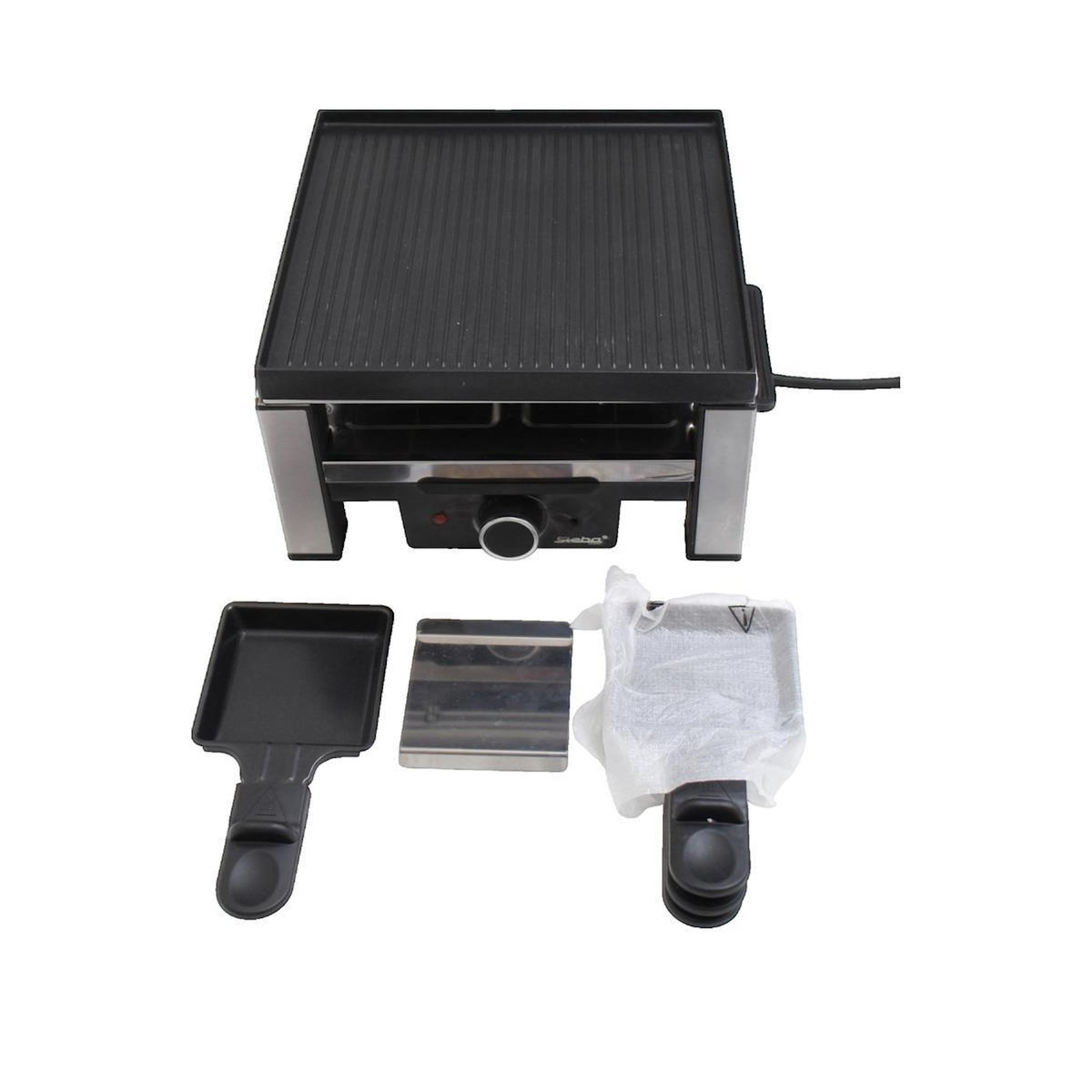 STEBA Appareil à raclette Steba RC 104 noir et acier inoxydable