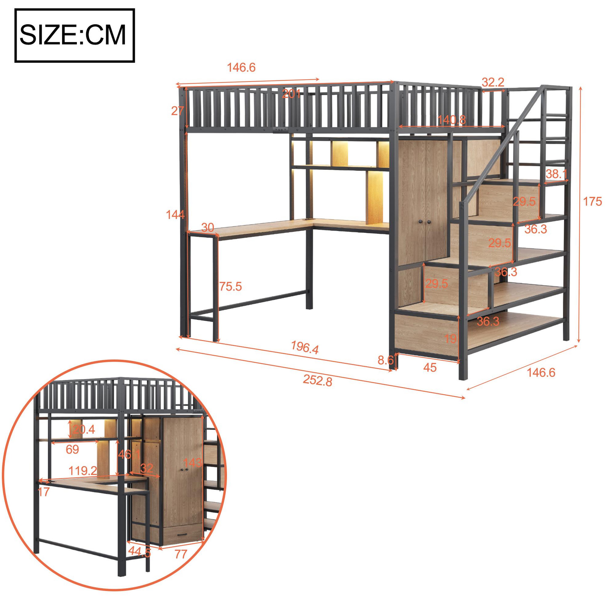 Voir la diapositive 3 : MERAX Lit mezzanine