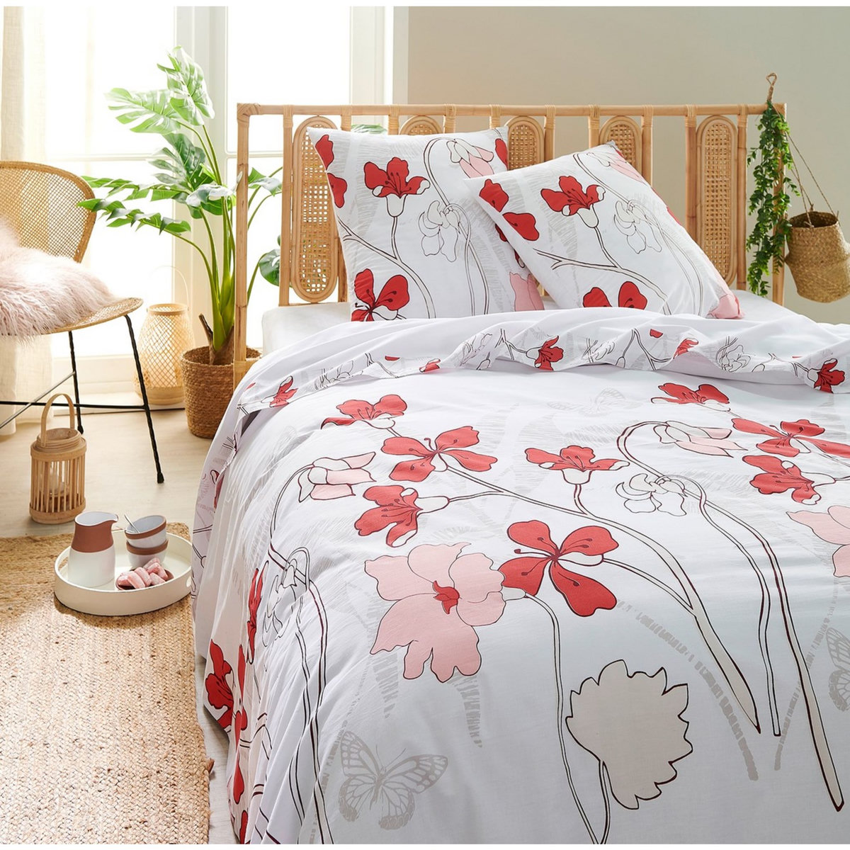 Parure housse de couette fantaisie en coton 51 fils LOLLYBEL